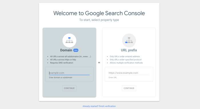 Using Google Search Console